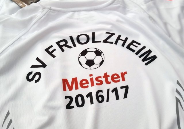 Veredelung mit Sublimation auf Laufshirt - Verein
