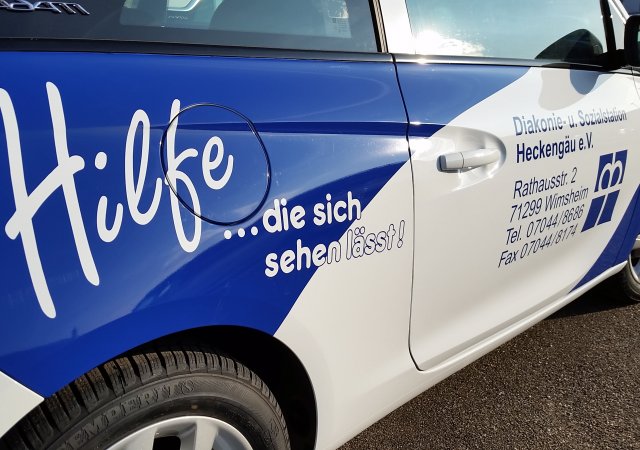 Fahrzeugbeschriftung - Diakonie