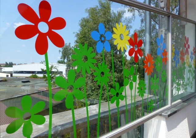 Beschriftung Windschutzglas