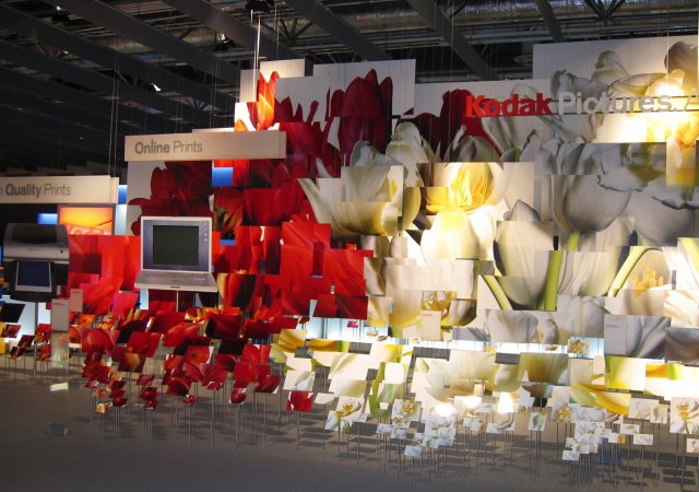 Messestand - Blumenmosaik