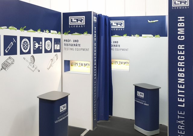 Mobiler Messestand - Industriefirma 