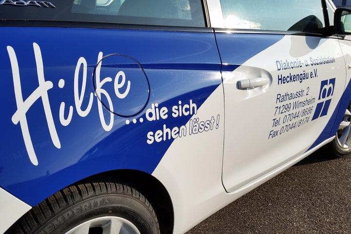 Fahrzeugbeschriftung - Diakonie