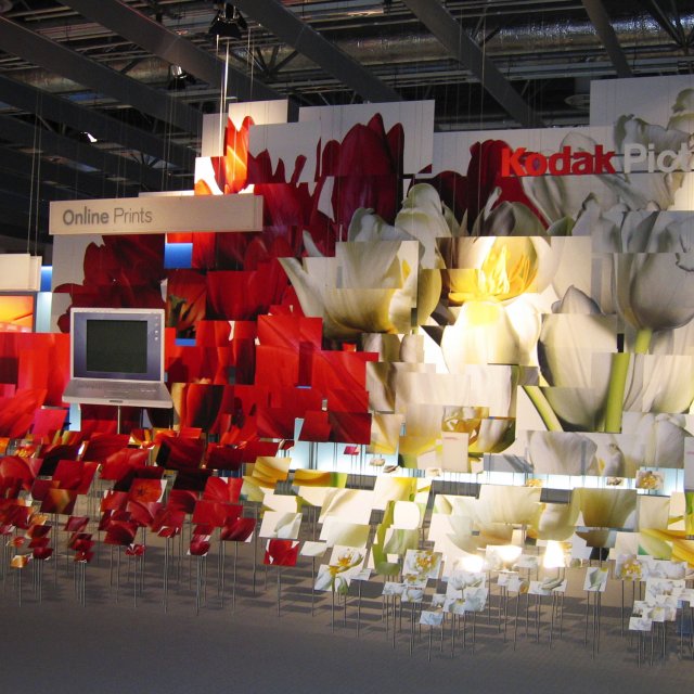 Messestand - Blumenmosaik