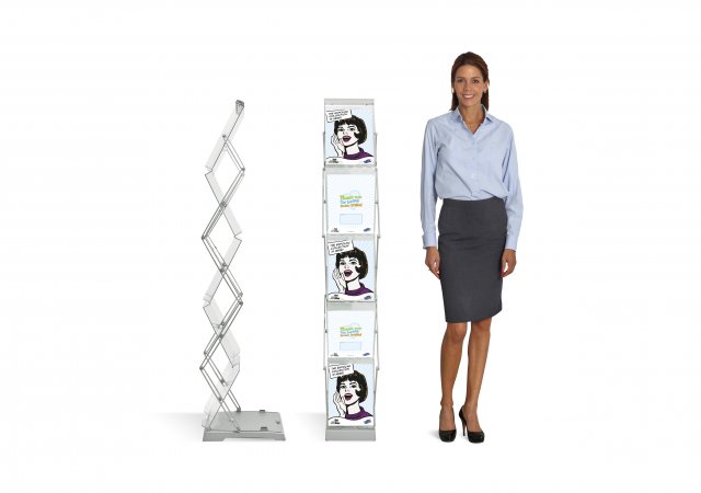 Expolinc Brochure Stand Double - aufgebaut