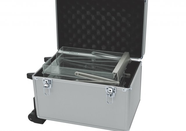 Expolinc Brochure Stand Double - Koffer offen