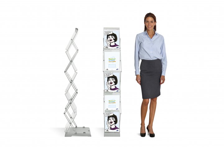 Expolinc Brochure Stand Double aufgebaut